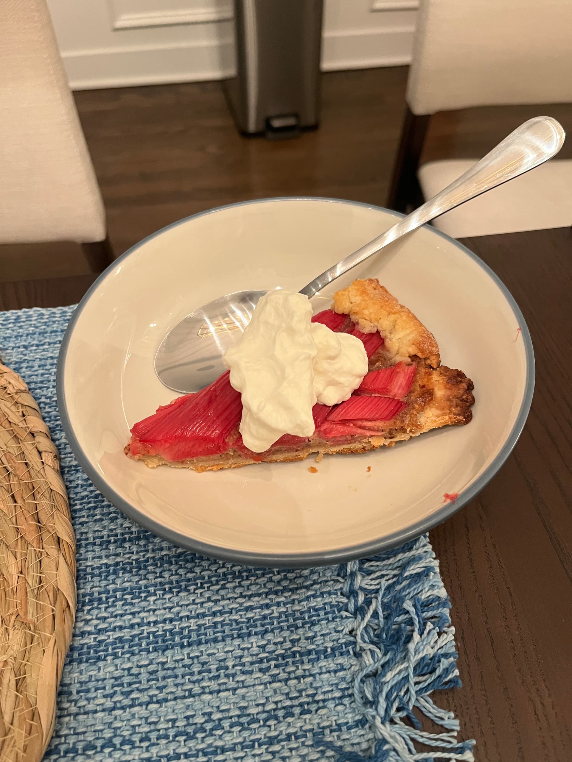 Rhubarb and Frangipane Tart